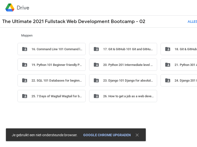 The Ultimate 2021 Fullstack Web Development Bootcamp 02 Google