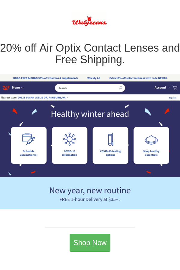 Walgreens Coupon Codes Avoid Foggy Glasses 20 off Contact Lenses